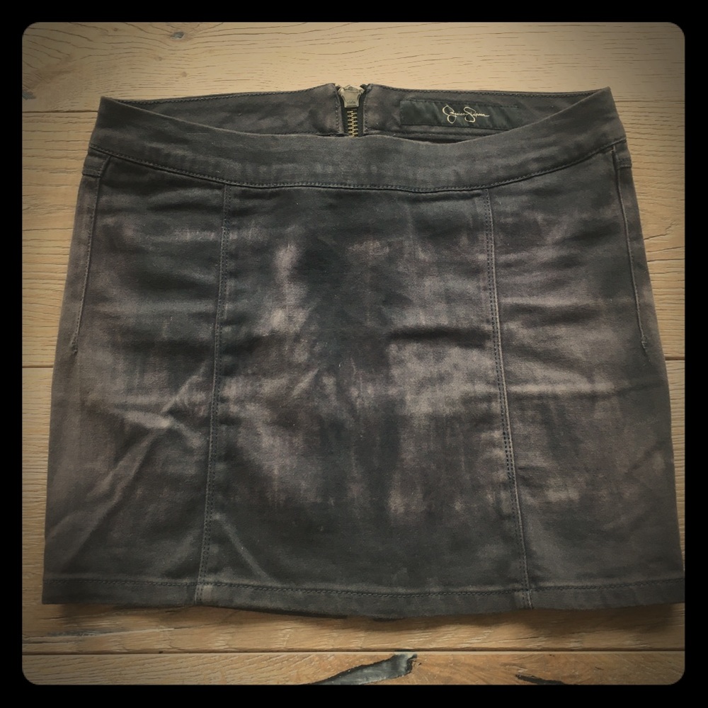 Jessica Simpson indigo denim mini skirt